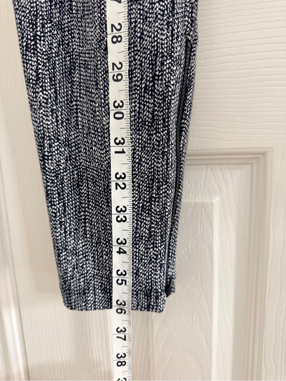 Athleta Delancey Textured Moto Black & White Leggings - Picture 8 of 10